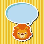 animal lion cartoon theme elements N11