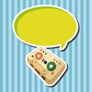 Audiotape theme elements N21