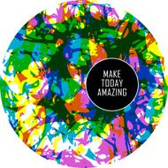 Abstract polygonal background N64