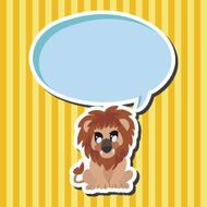 animal lion cartoon theme elements N12