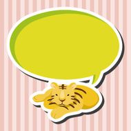 animal tiger cartoon theme elements N18