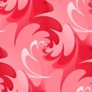 Seamless wavy background in red