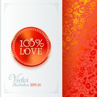 Classic wedding vintage badge N9