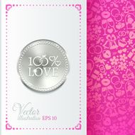 Classic wedding vintage badge N11