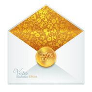 Classic wedding vintage badge N12