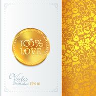 Classic wedding vintage badge N13