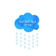 Vector cloud raining design