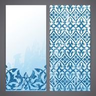 Flayers with arabesque decor N9