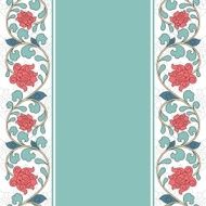 Floral oriental pattern in vintage style