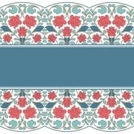 Floral oriental pattern in vintage style N4