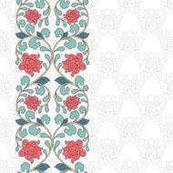 Floral oriental pattern in vintage style N13