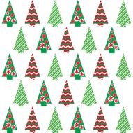 Seamless pattern Christmas tree Illustration N2