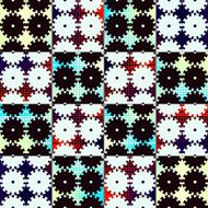 Seamless mechanics colorful background