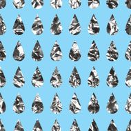 Pattern of blue drops rain foil background N5