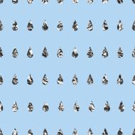 Pattern of blue drops rain foil background N6
