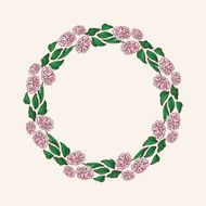 Floral Frame Hand drown flowers