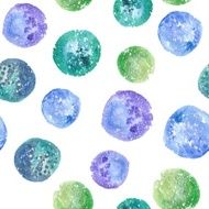 Watercolor Circle Pattern N5