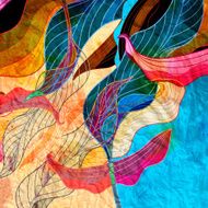 abstract watercolor background wave N8