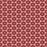 Seamless abstract red chrome metallic geometric texture or background