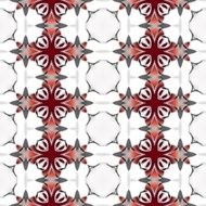 Seamless abstract red chrome metallic geometric texture or background N2