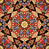 African stylized colorful pattern