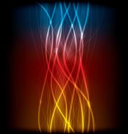 vector abstract lines design on background Composition has bright lights
