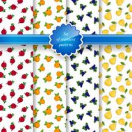 Seamless Pattern with Fruit Background N4