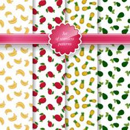 Seamless Pattern with Fruit Background N5