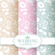 Pale romantic seamless patterns N2