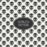 Geometric hipster seamless pattern with skulls and bones Wrapping paper N2