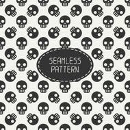 Geometric hipster seamless pattern with skulls and bones Wrapping paper N3