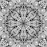 Vector background with oriental ornaments