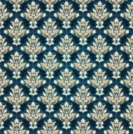 Colorful seamless damask N5
