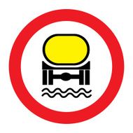 Traffic signs prohibiting thoroughfare