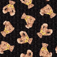 Bear illustration pattern N30