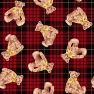 Bear illustration pattern N31