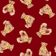 Bear illustration pattern N35