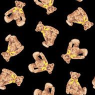 Bear illustration pattern N37