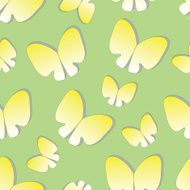 seamless background with silhouettes butterflies N6