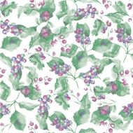 seamless pattern with hawthorn N3