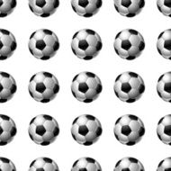 Seamless soccer balls background Football