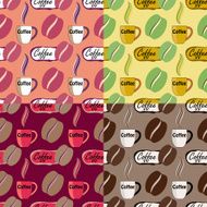 Coffee seamless background N9