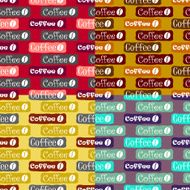 Coffee seamless background N10