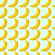 Seamless pattern yellow bananas