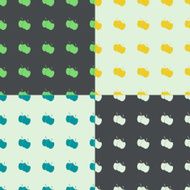 Vector design background of apples For brochures templates
