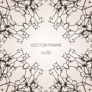 Frame from trees and branches