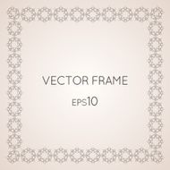 Intricate vector frame
