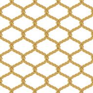 Rope Net Seamless Pattern