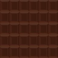 Chocolate seamless pattern Vector texture is of bittersweet