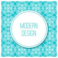 Graphic design vintage frame for logo and badges Abstract outline N3